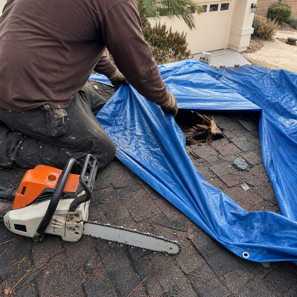 Emergency & Storm Damage in Las Vegas, NV | Las Vegas Shield Roofing Experts