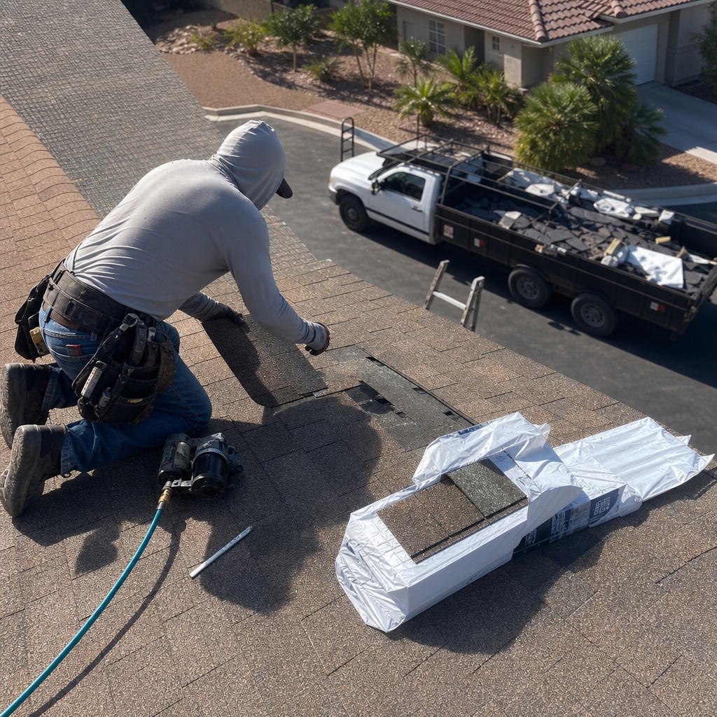 Roofing job in Las Vegas — photo 1