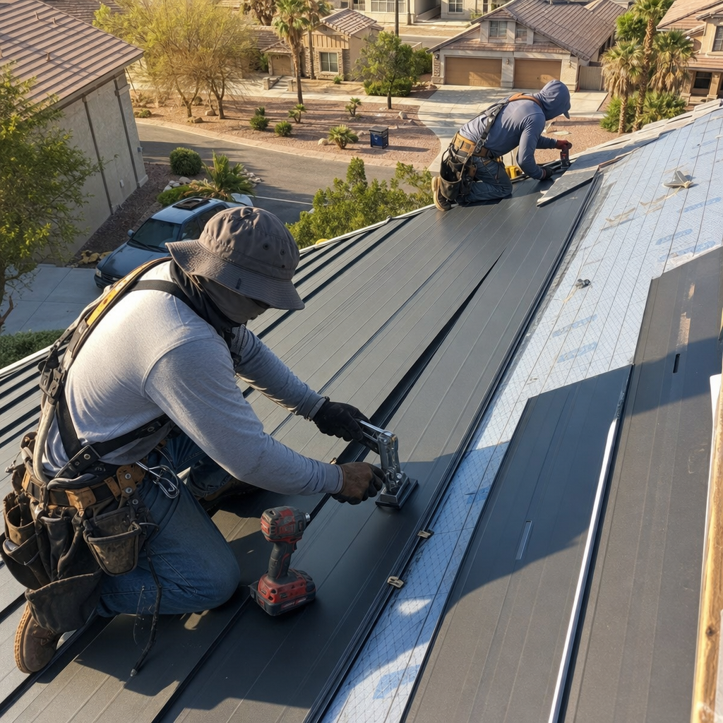 Roofing job in Las Vegas — photo 2